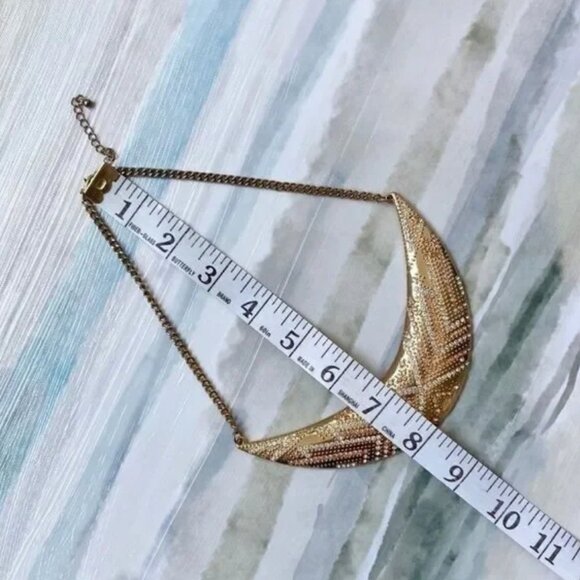 BANANA REPUBLIC Gold and Silver Metal Necklace - Picture 3 of 6